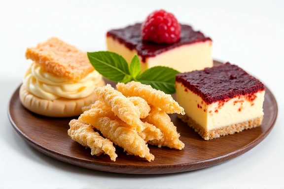 Dolci italiani assortiti: cannoli, tiramisù, panna cotta