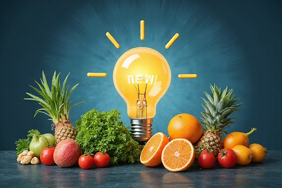 Illustrazione di nuove idee e innovazione in cucina